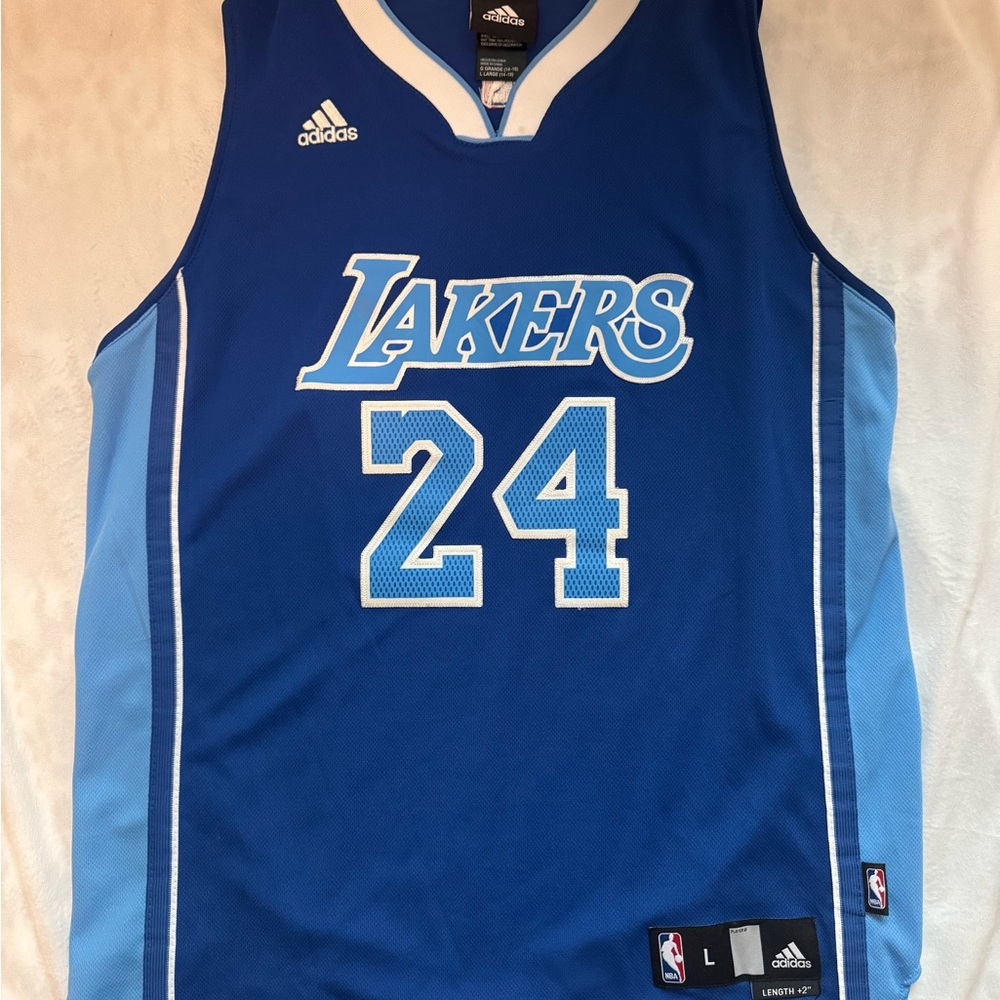 Adidas Blue Kobe Bryant Lakers Jersey